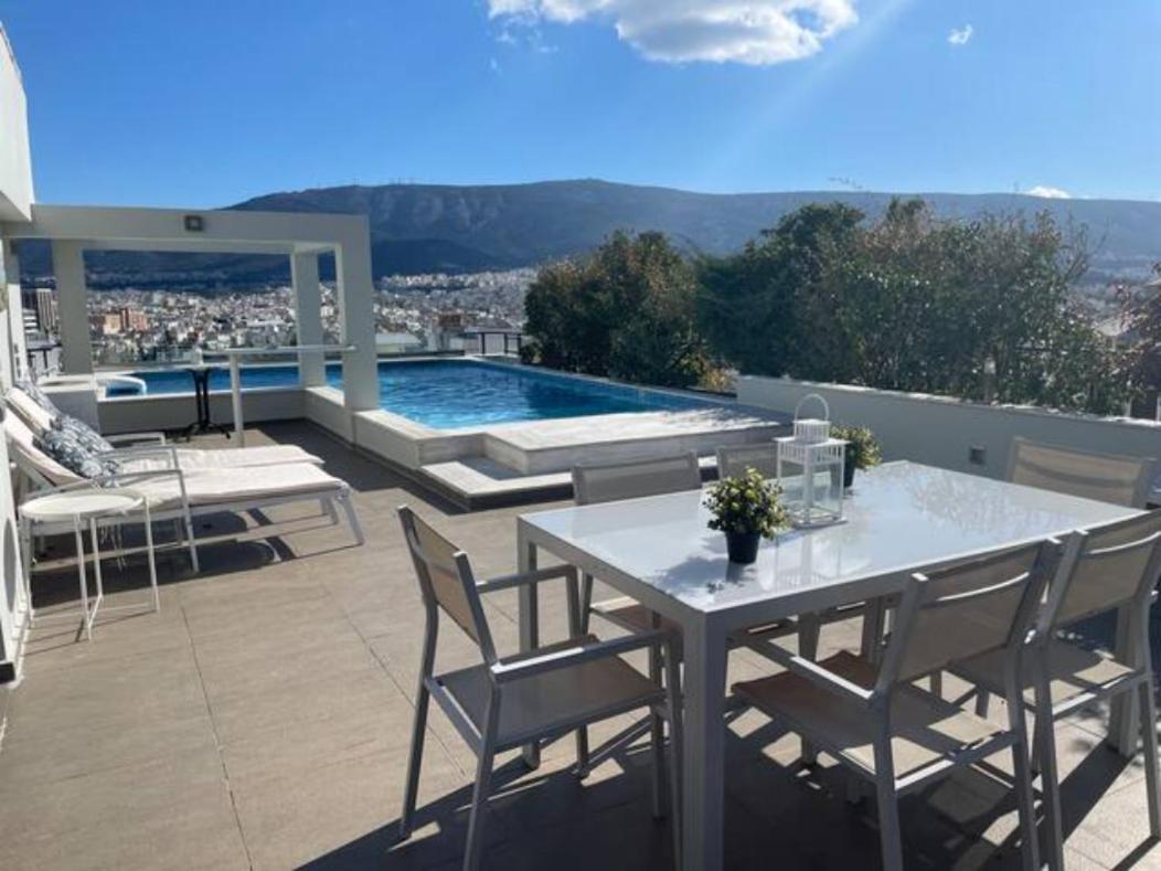 Athens Lycabettus Hill Penthouse, Private Roof Garden & Pool Διαμέρισμα Εξωτερικό φωτογραφία