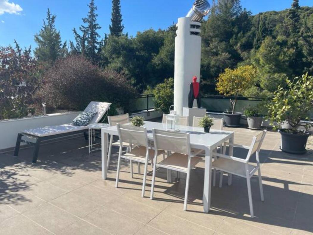 Athens Lycabettus Hill Penthouse, Private Roof Garden & Pool Διαμέρισμα Εξωτερικό φωτογραφία