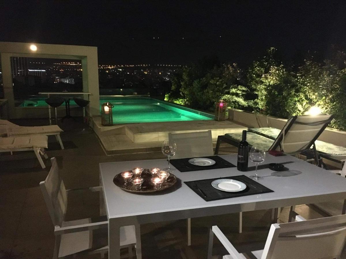 Athens Lycabettus Hill Penthouse, Private Roof Garden & Pool Διαμέρισμα Εξωτερικό φωτογραφία