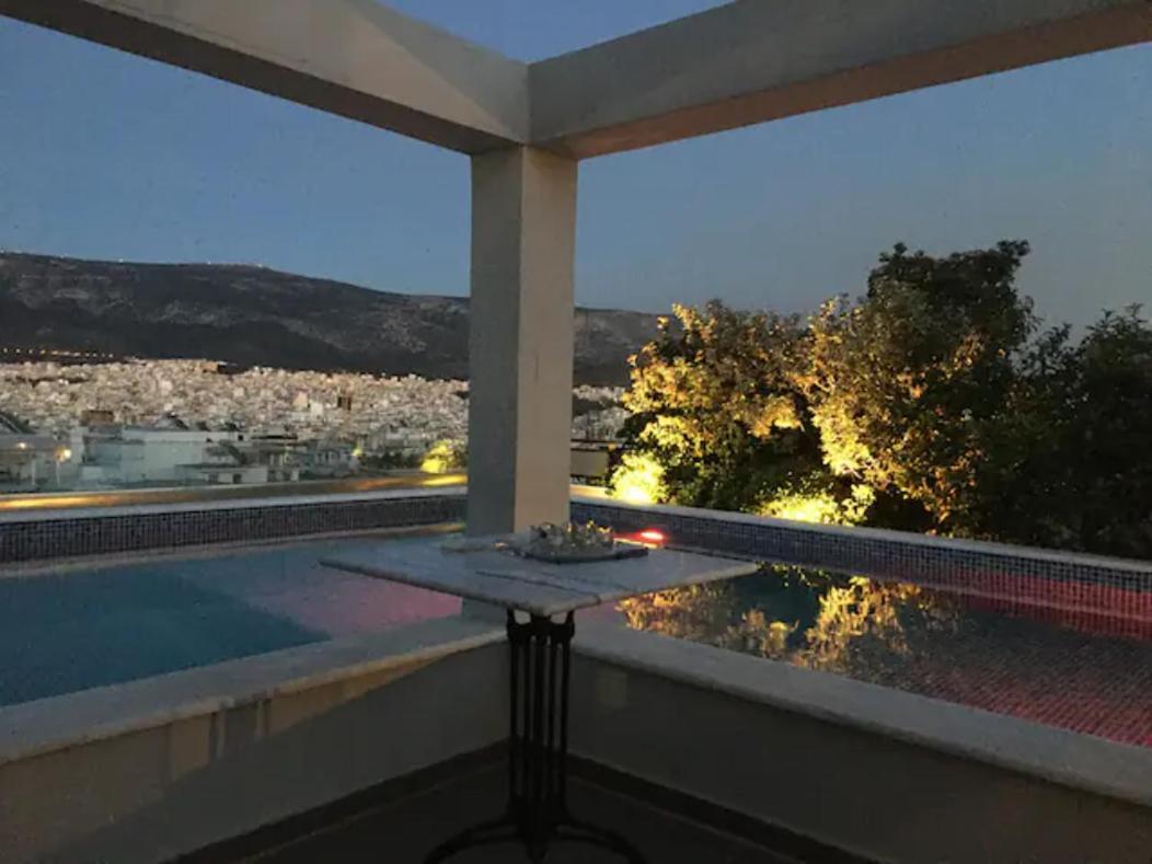 Athens Lycabettus Hill Penthouse, Private Roof Garden & Pool Διαμέρισμα Εξωτερικό φωτογραφία