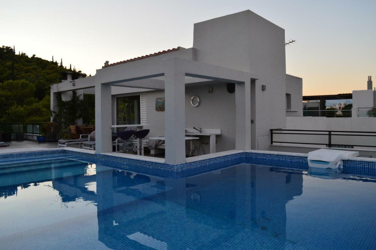 Athens Lycabettus Hill Penthouse, Private Roof Garden & Pool Διαμέρισμα Εξωτερικό φωτογραφία