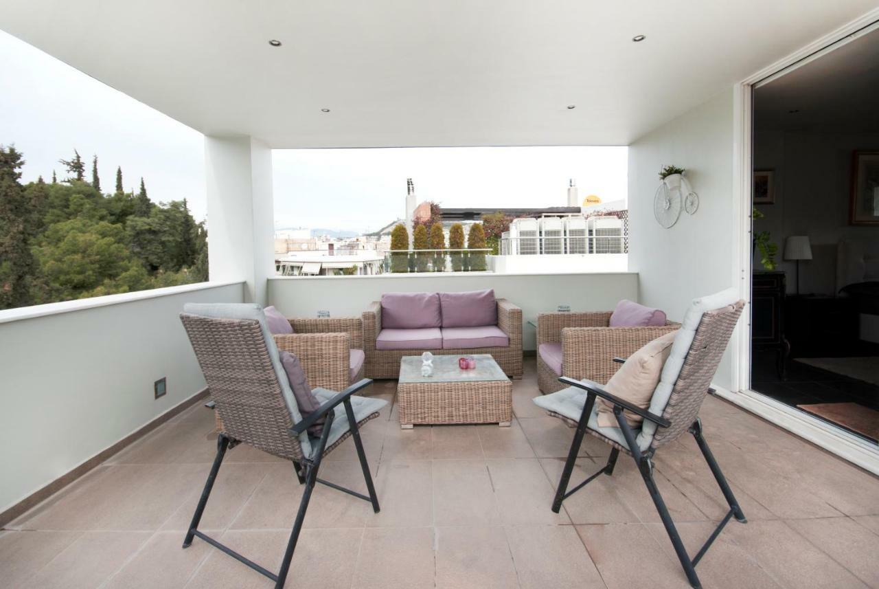Athens Lycabettus Hill Penthouse, Private Roof Garden & Pool Διαμέρισμα Εξωτερικό φωτογραφία